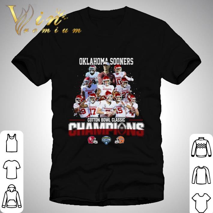 Team Player Oklahoma Sooners 2020 Cotton Bowl Champions Florida shirt 2