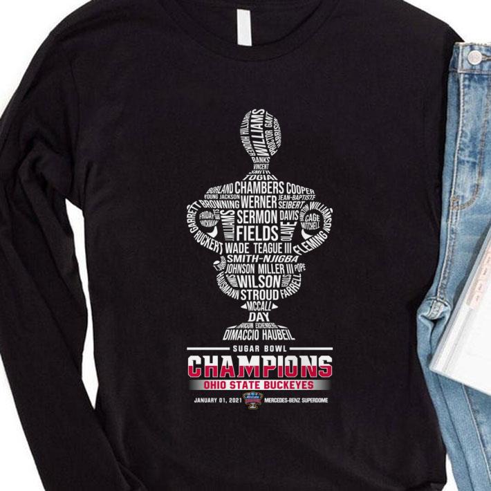 Original Name Players Sugar Bowl Champions Ohio State Buckeyes shirt 1 Original Name Players Sugar Bowl Champions Ohio State Buckeyes shirt