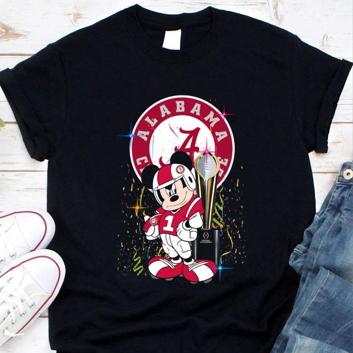 Logo Alabama Crimson Tide mashup Mickey Mouse shirt 4