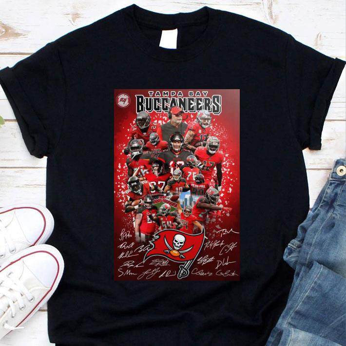 Awesome Tampa Bay Buccaneers Signatures Champions Poster Shirt 1