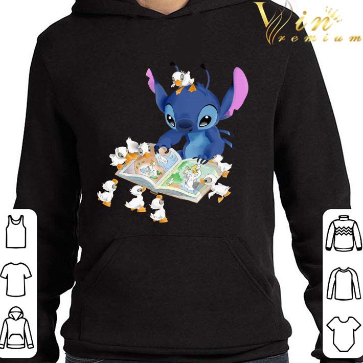 Stitch And Ducks Reading Book shirt 1 Stitch And Ducks Reading Book shirt