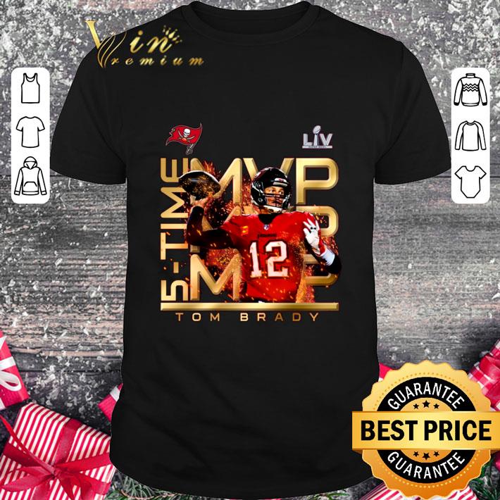 Best Tom Brady wins record 5th Super Bowl MVP Tampa Bay Buccaneers Shirt 2