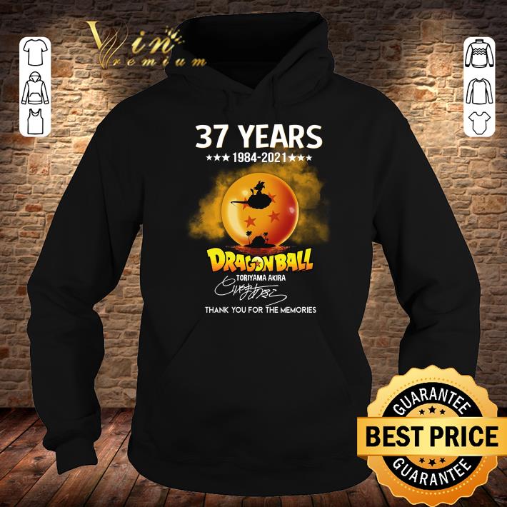 Awesome Dragon Ball Z 37 Years Of 1984-2021 Thank You For The Memories shirt 1 Dragon Ball Z 37 Years Of 1984-2021 Thank You For The Memories shirt