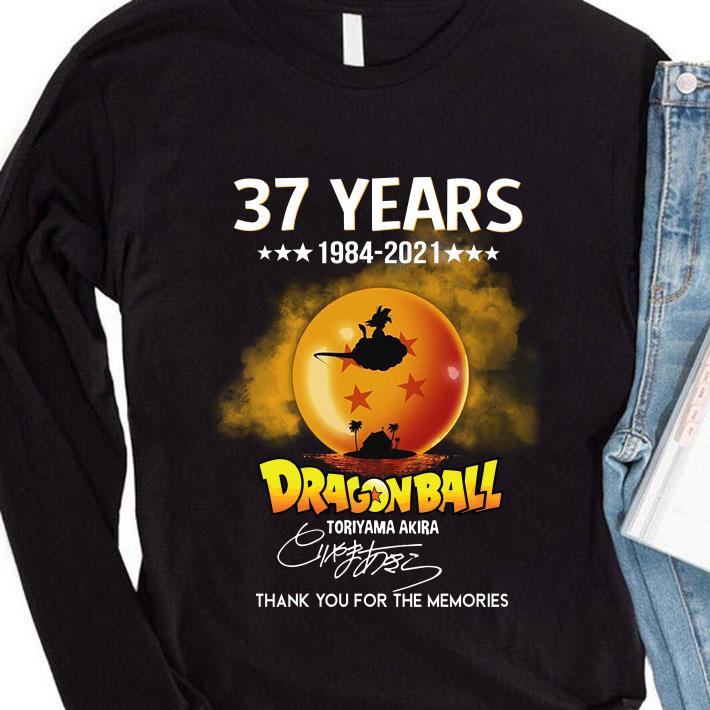 Dragon Ball Z 37 Years Of 1984-2021 Thank You For The Memories shirt 1 Dragon Ball Z 37 Years Of 1984-2021 Thank You For The Memories shirt