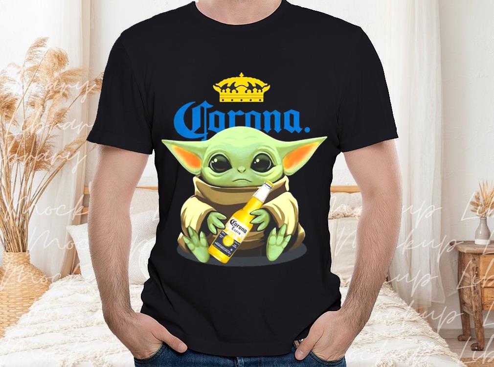 Baby Yoda Hug Corona Beer Shirt, Star Wars Baby Yoda Shirt Kid, Baby Yoda Corona Extra Shirt 2