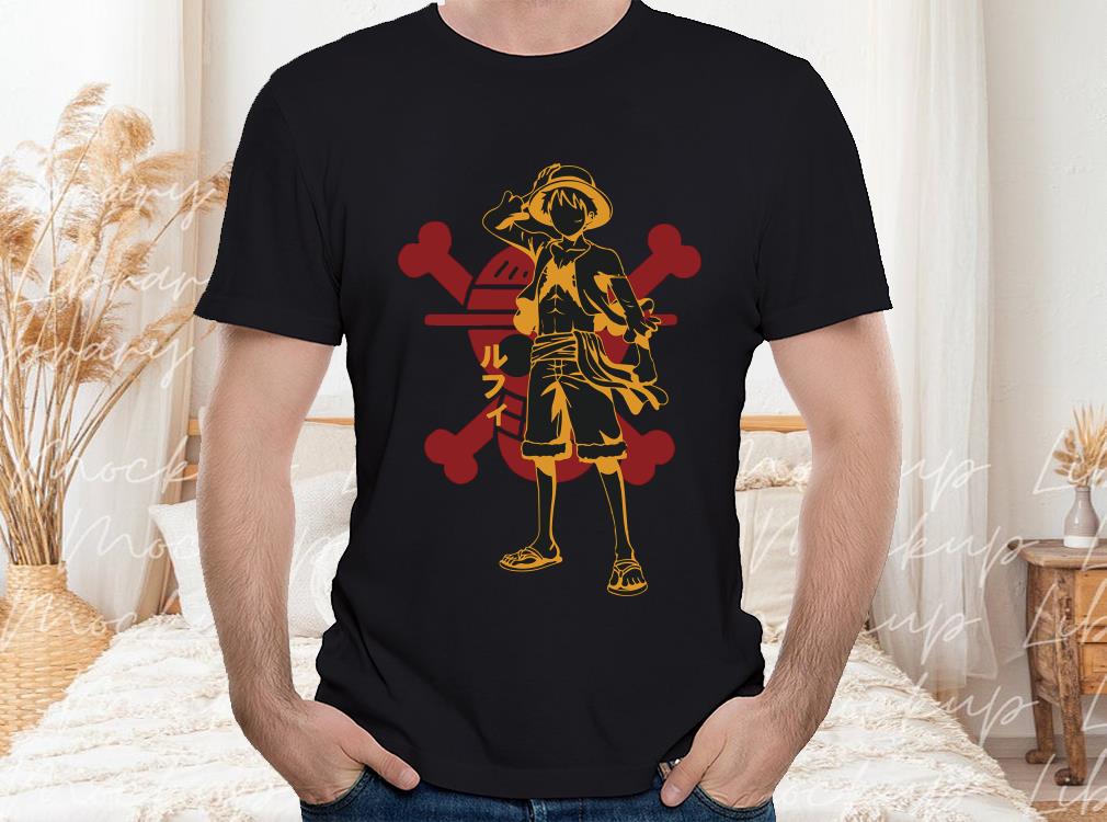 Retro One Piece Anime Shirt, Straw Hat Pirates, Monkey D Luffy, Japanese Anime Manga For Men Shirt 1 Retro One Piece Anime Shirt, Straw Hat Pirates, Monkey D Luffy, Japanese Anime Manga For Men Shirt