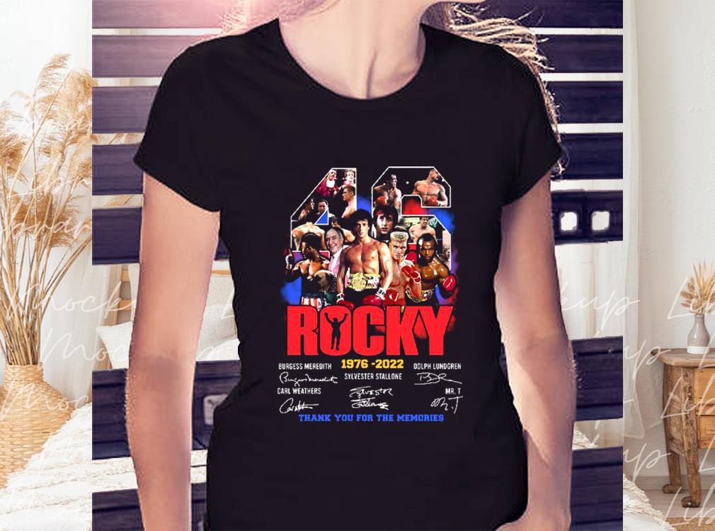 46 Years Of Rocky Balboa 1976 2022 Signature T-shirt, Rocky Balboa 46th Years Of Sylvester Stallone 1976 2022 Signature T-shirt 2 46 Years Of Rocky Balboa 1976 2022 Signature T-shirt, Rocky Balboa 46th Years Of Sylvester Stallone 1976 2022 Signature T-shirt