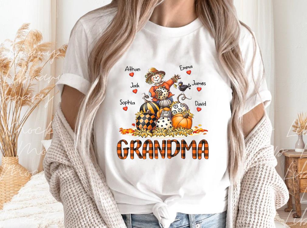 Athan Emma Jack Sophia James David Grandma Shirt, Grandma Shirt, Halloween Shirt 2 Athan Emma Jack Sophia James David Grandma Shirt, Grandma Shirt, Halloween Shirt