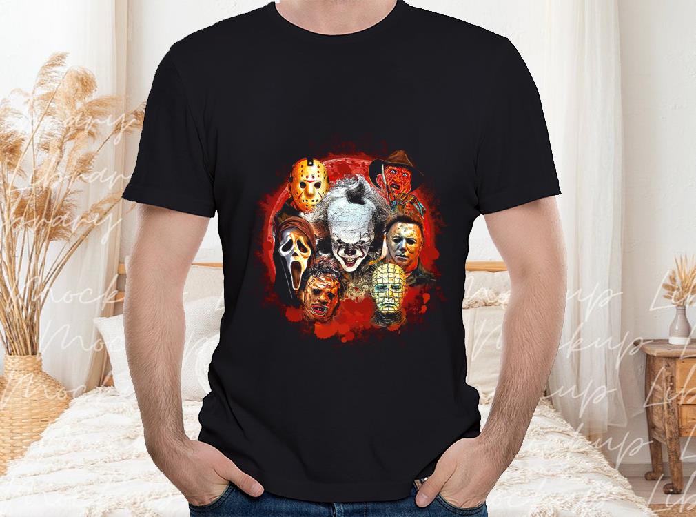 Halloween Characters Shirt, Halloween Horror Shirt, Scary Character Shirt 1 Halloween Characters Shirt, Halloween Horror Shirt, Scary Character Shirt
