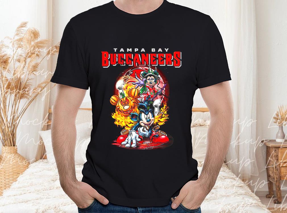 Mickey Mouse Pumpkin Halloween Shirt, Mickey Mouse Pumpkin Halloween With Tampa Bay Buccaneers 2021 Shirt 4
