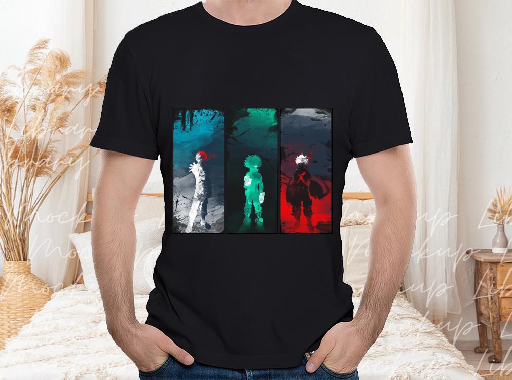 My Hero Academia Izuku Midoriya Shoto Todoroki Katsuki Bakugou Shirt, Deku Shoto Bakugou Shirt 1 My Hero Academia Izuku Midoriya Shoto Todoroki Katsuki Bakugou Shirt, Deku Shoto Bakugou Shirt
