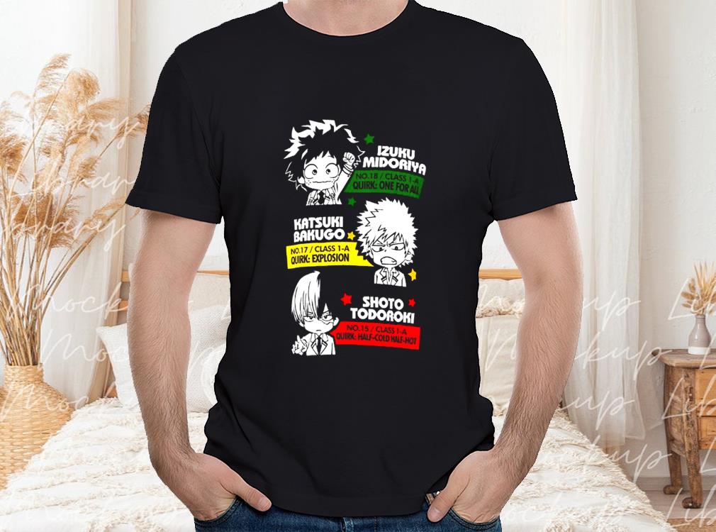 My Hero Academia Midoriya Bakugo Shoto Shirt, Deku Kachan Todoroki Shirt, Midoriya Bakugo Shoto Shirt 3