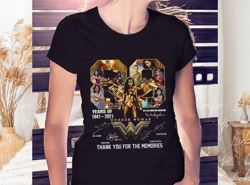 Wonder Woman 80 Years Of 1941-2021 Thank You For The Memories Signatures Shirt, Wonder Woman Shirt 2 Wonder Woman 80 Years Of 1941-2021 Thank You For The Memories Signatures Shirt, Wonder Woman Shirt