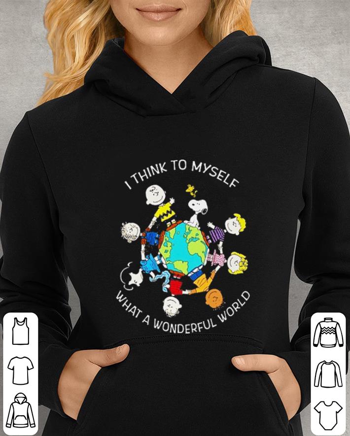 Snoopy Charlie Brown think world shirt Snoopy Charlie Brown think world shirt 4 - Snoopy Charlie Brown think world shirt
