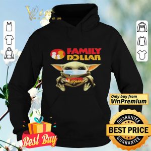 Mask Baby Yoda Hugging Family Dollar shirt