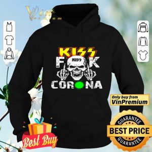 Skull Kiss fuck coronavirus shirt