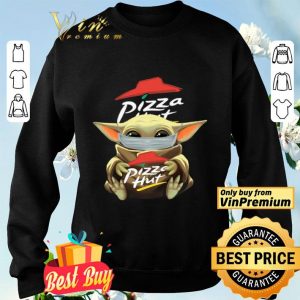 Baby Yoda mask hug Pizza Hut shirt