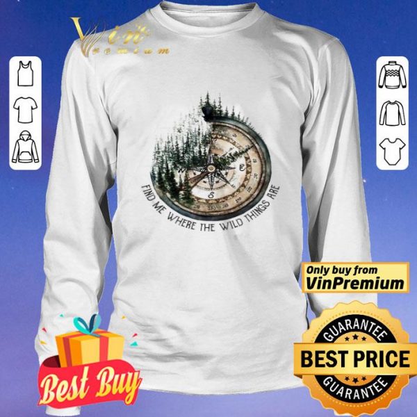 Compass jungle find me where the wild things are shirt