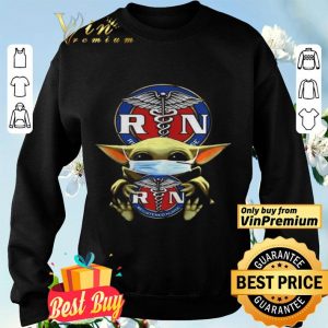 Star Wars Baby Yoda Hug RN Registered Nurse Covid19 shirt
