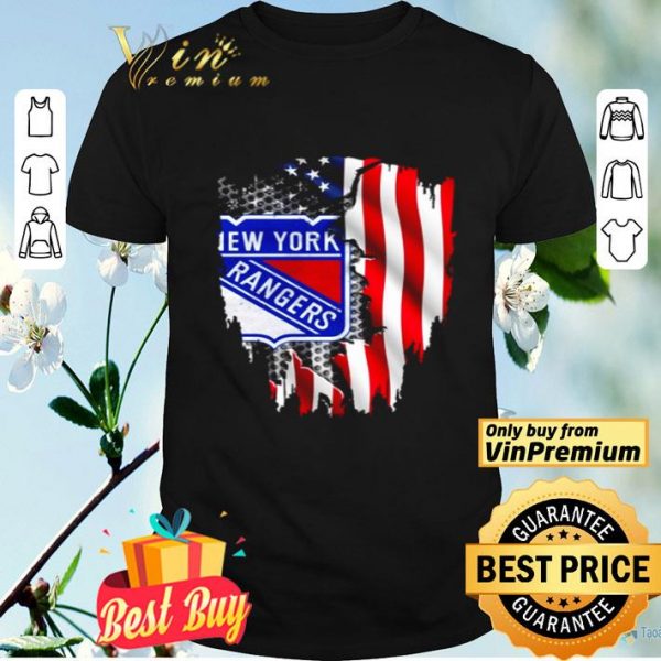 New York Rangers American flag independence day shirt