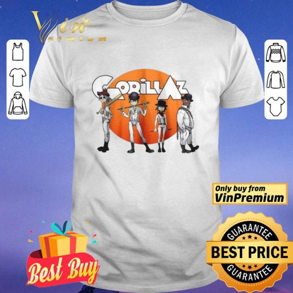 Gorillaz sun baseball shirt