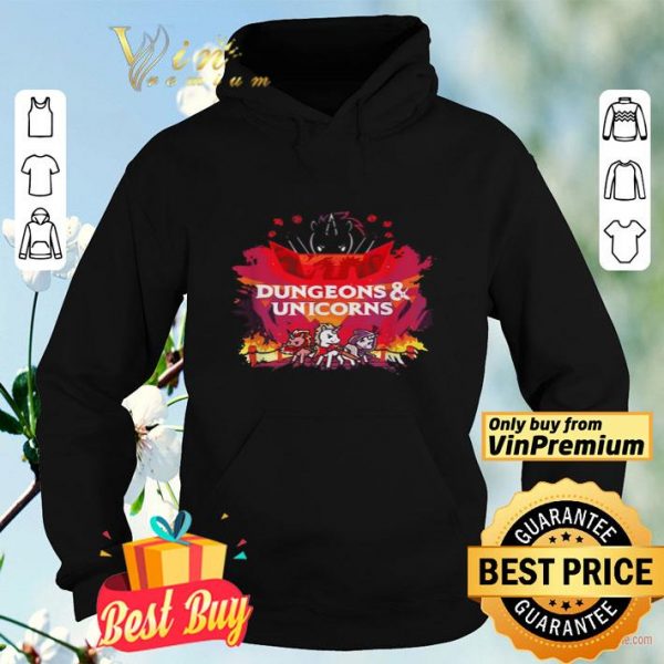 Dungeons and unicorns shirt