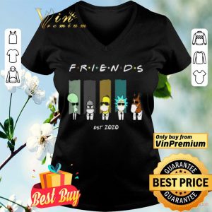 Roger Bender Homer Simpson Rick Sanchez and BoJack Horseman friends est 2020 shirt