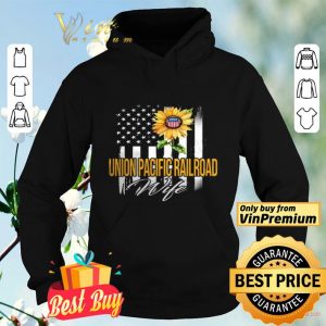 American Flag Sunflower Union Pacific Railroad Wife shirt