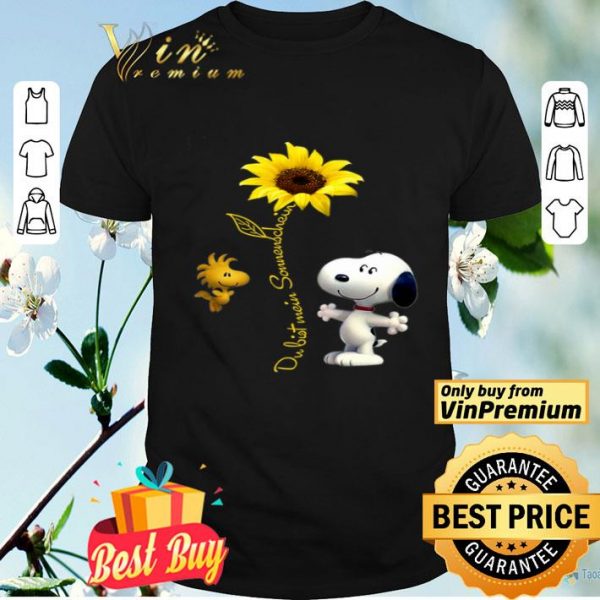 Snoopy Sunflower Dubist Somenschein shirt