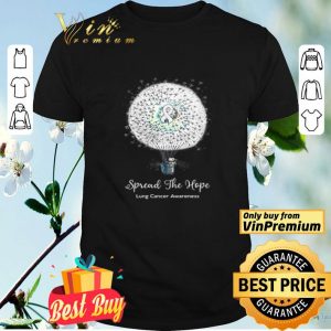 Snoopy Spread The Hope Lung Cancer Awareness shirt