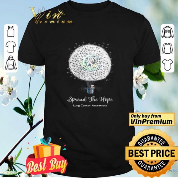 Snoopy Spread The Hope Lung Cancer Awareness shirt