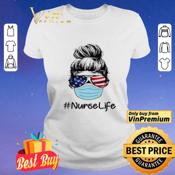 Hair bun nurse life shirt