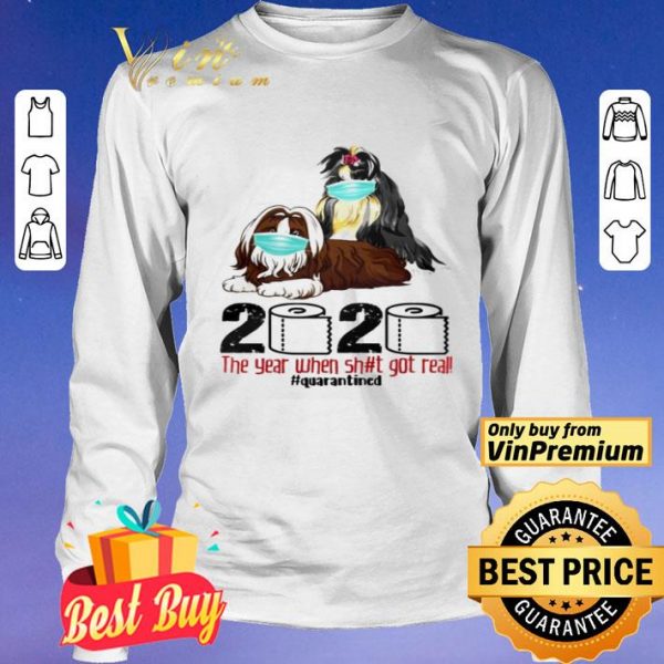 Shih Tzu Quarantined 2020 shirt