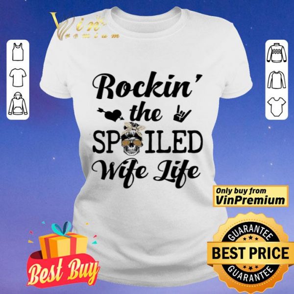Skull Leopard Rockin The Spoiled Wife Life shirt