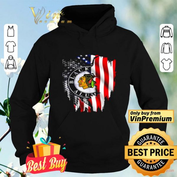 Chicago Blackhawks Alumni American flag independence day shirt