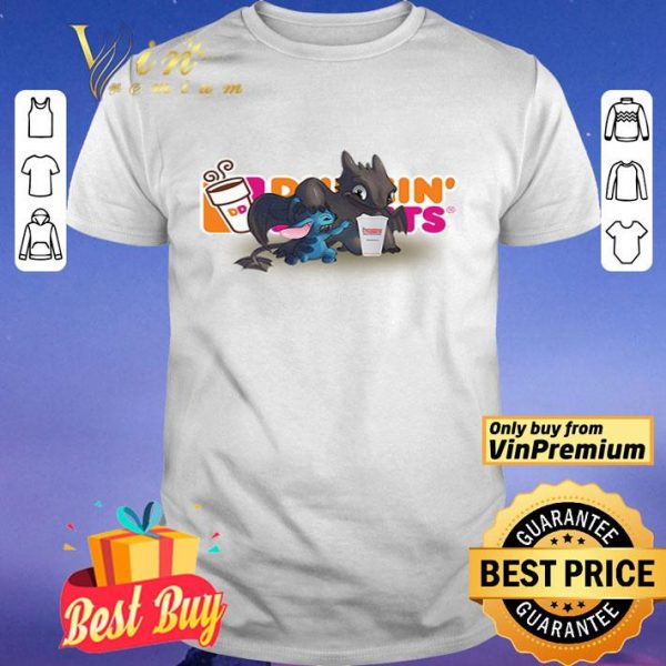Stitch and Toothless Dunkin’ Donuts shirt