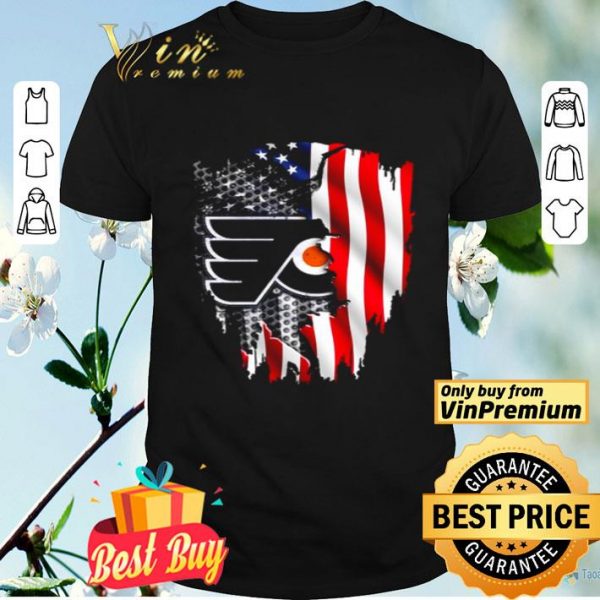 Philadelphia Flyers American flag independence day shirt