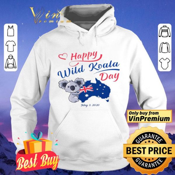 Happy Wwild Koala Day May 3 2020 Australia Flag shirt