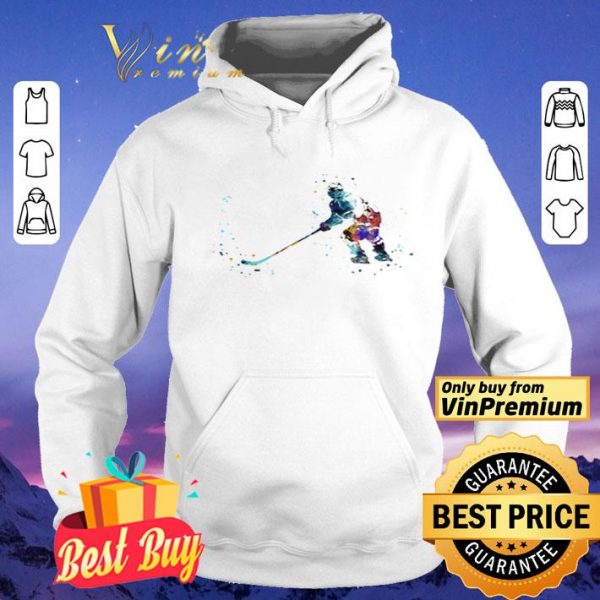 Hockey player watercolor Hockey player shirt