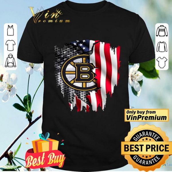 Boston Bruins American Flag shirt