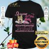 Mickey Mouse June Girl Are Sunshine Mixed With A Little Hurricane shirt