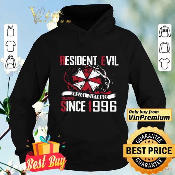 Resident evil social distance training since 1996 shirt