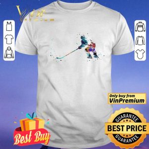 Hockey player watercolor Hockey player shirt