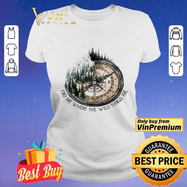Compass jungle find me where the wild things are shirt
