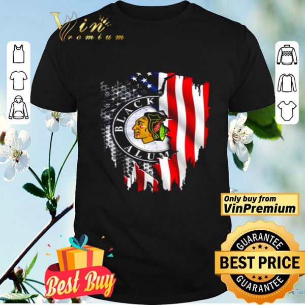 Chicago Blackhawks Alumni American flag independence day shirt