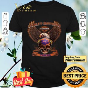 Skull Motor Harley Davidson Cycle Tigers shirt