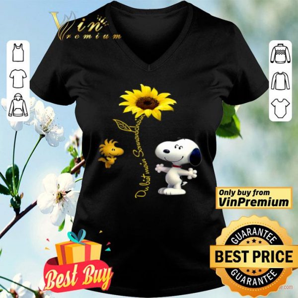 Snoopy Sunflower Dubist Somenschein shirt