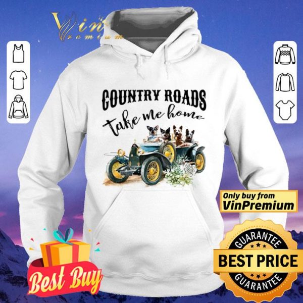 Dogs Country Road Take Me Home shirt