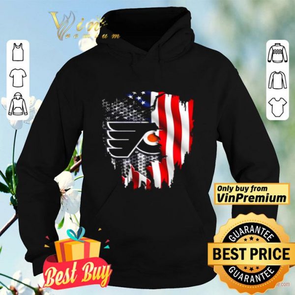 Philadelphia Flyers American flag independence day shirt