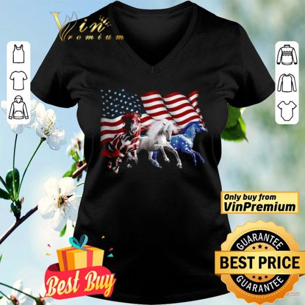 Horses American Flag shirt